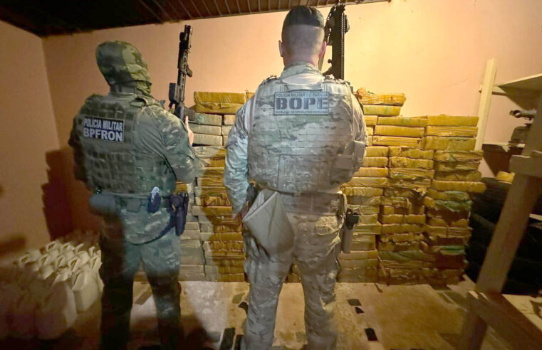 POLÍCIA MILITAR APREENDEU 1,4 TONELADA DE MACONHA