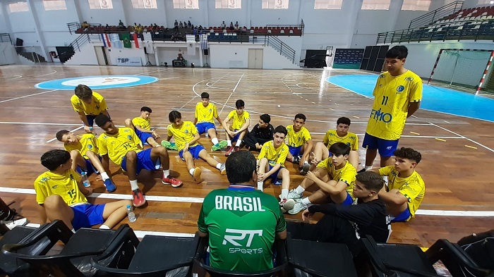BRASIL VENCE PARAGUAI ‘B’ E SEGUE “VIVO” NO SUL-AMERICANO SUB-14 DE HANDEBOL