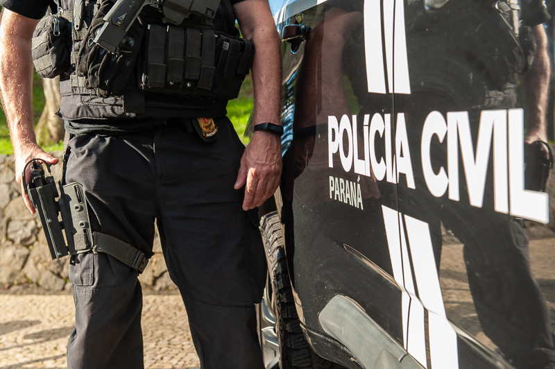POLÍCIA CIVIL DE PONTA GROSSA EM AÇÃO AGORA DE MANHÃ