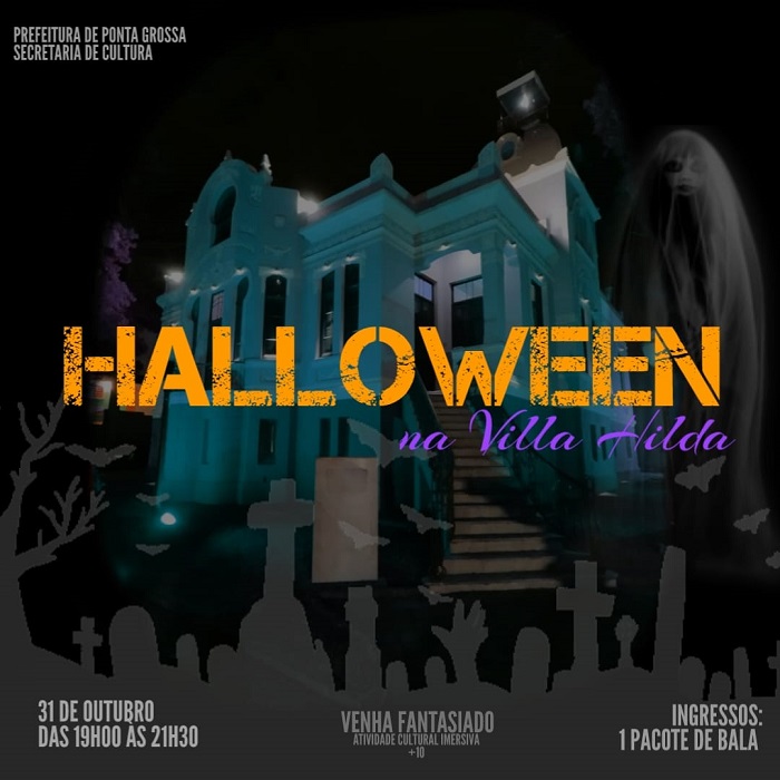 HOJE TEM “HALLOWEEN NA VILA HILDA” PARA A COMUNIDADE