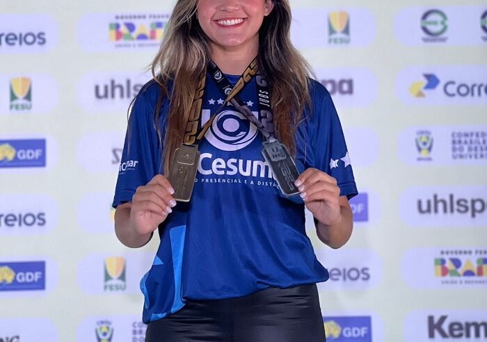 BRENDA GARRET CONQUISTA OURO E PRATA NO KARATÊ DOS JUBS