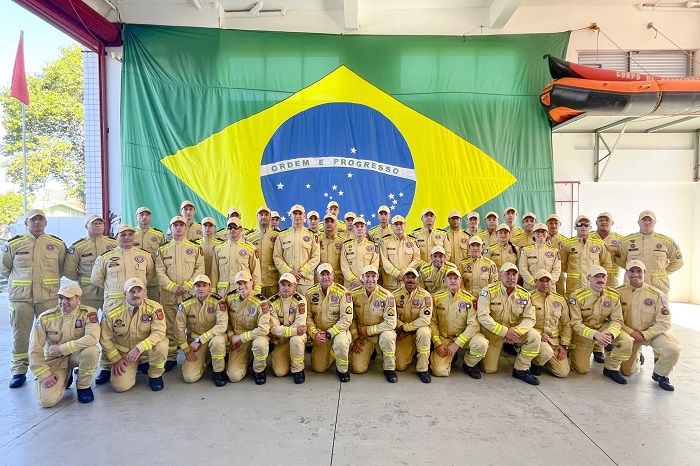 FORÇA-TAREFA DOS BOMBEIROS QUE ATUA EM DESASTRES TEM 42 NOVOS INTEGRANTES