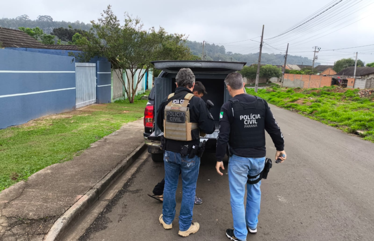 POLÍCIA CIVIL PRENDE SUSPEITO DE HOMICÍDIO OCORRIDO EM AGOSTO NO JARDIM BOREAL