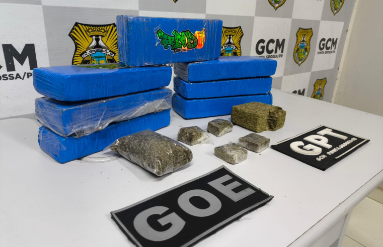 DUPLA É PRESA EM FLAGRANTE COM SEIS QUILOS DE MACONHA