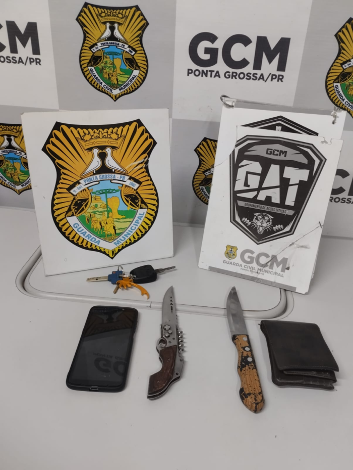 TRIO, INCLUINDO DOIS MENORES, É PRESO POR ROUBO E AGRESSÃO NO CENTRO DE PONTA GROSSA