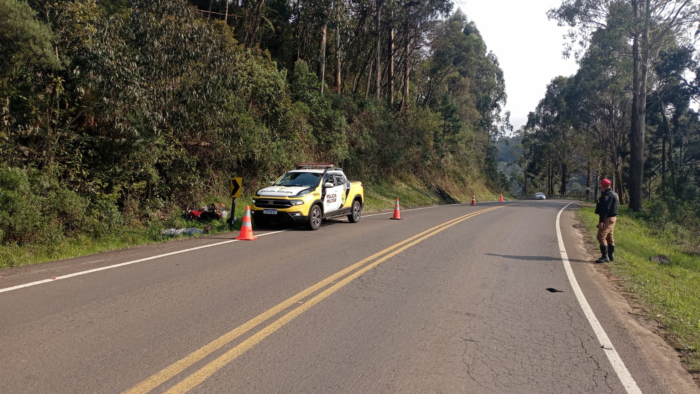 MOTOCICLISTA MORRE EM ACIDENTE