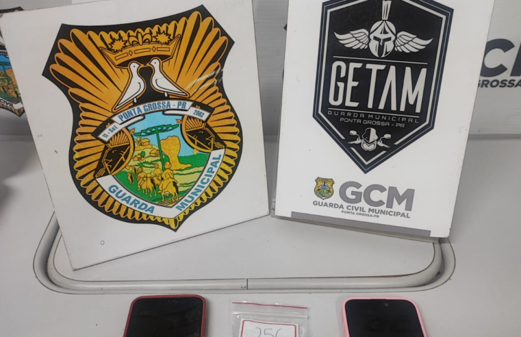 CENTRO DE PONTA GROSSA: DUPLA É PRESA POR TRÁFICO DE DROGAS