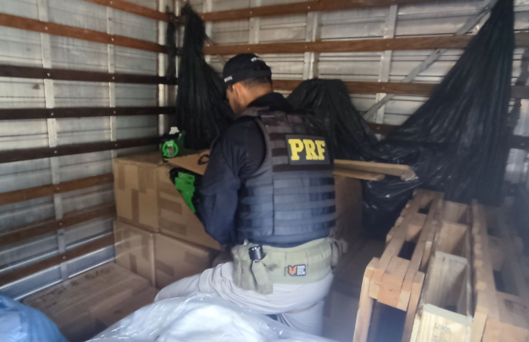 POLÍCIA RODOVIÁRIA FEDERAL APREENDE MAIS DE 230KG DE MACONHA