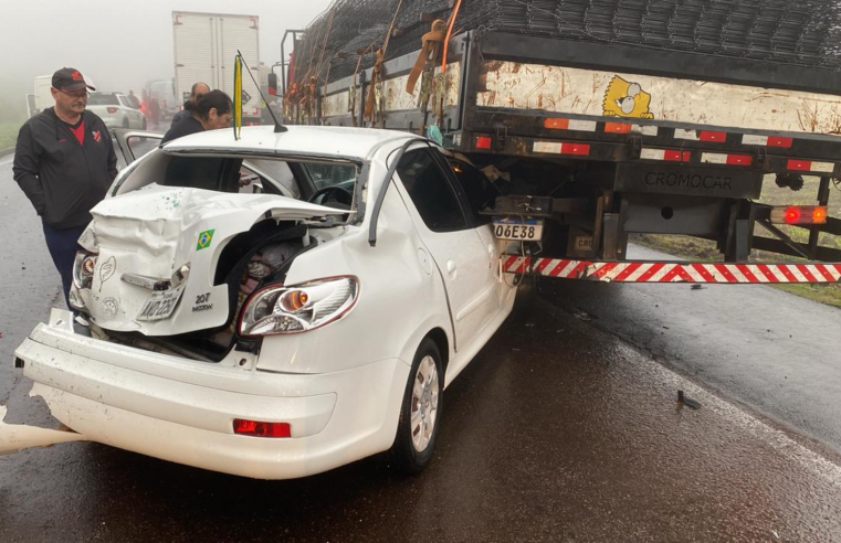 BR-277 TOTALMENTE INTERDITADA APÓS GRAVE ACIDENTE COM MÚLTIPLAS COLISÕES(01 VITIMA FATAL JÁ CONFIRMADA)
