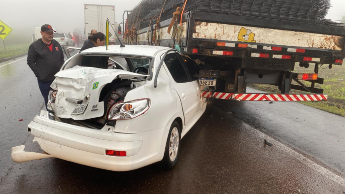 BR-277 TOTALMENTE INTERDITADA APÓS GRAVE ACIDENTE COM MÚLTIPLAS COLISÕES(01 VITIMA FATAL JÁ CONFIRMADA)