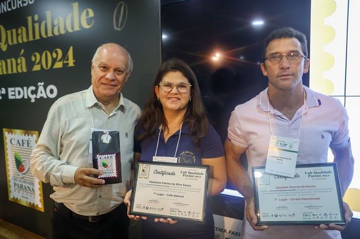 TOMAZINA DOMINA A PREMIAÇÃO DO CAFÉ QUALIDADE 2024