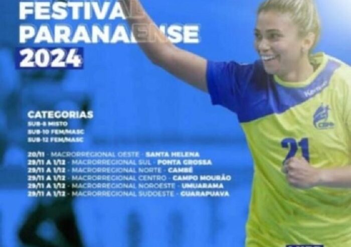LHCG REALIZA O FESTIVAL PARANAENSE DE HANDEBOL NESTE FINAL DE SEMANA