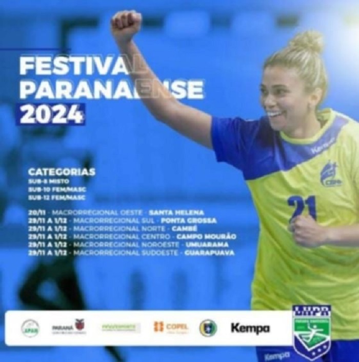 LHCG REALIZA O FESTIVAL PARANAENSE DE HANDEBOL NESTE FINAL DE SEMANA