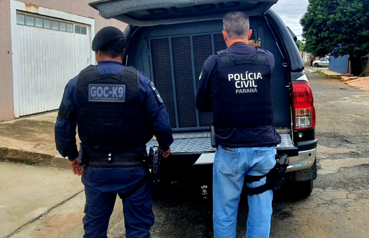 POLÍCIA CIVIL DE CARAMBEÍ CUMPRE MANDADO DE PRISÃO DE CONDENADO POR HOMICÍDIO QUALIFICADO