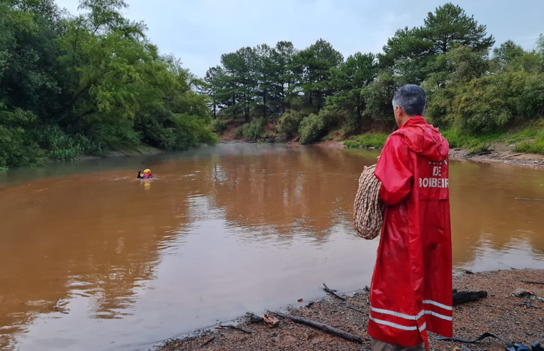 BUSCAS POR HOMEM QUE DESAPARECEU NO RIO TIBAGI CONTINUAM