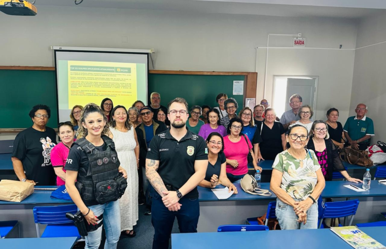 POLÍCIA CIVIL DE PONTA GROSSA REALIZA PALESTRA SOBRE ESTELIONATOS PARA IDOSOS DA UATI/UEPG – UNIVERSIDADE ABERTA À TERCEIRA IDADE