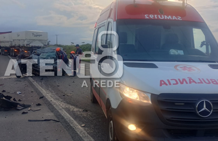 CASAL MORRE EM GRAVE ACIDENTE NA BR-153 EM TIBAGI