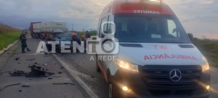 CASAL MORRE EM GRAVE ACIDENTE NA BR-153 EM TIBAGI