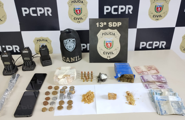 POLÍCIA CIVIL E GUARDA CIVIL MUNICIPAL PRENDEM TRAFICANTES  EM PONTO DE COLETA DE RECICLÁVEL NO JARDIM PARAÍSO