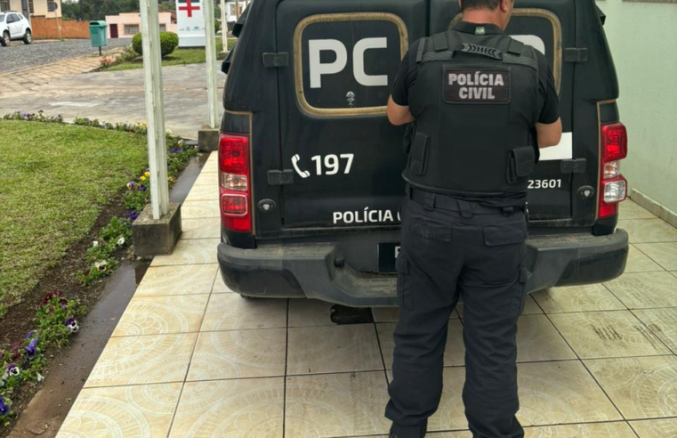 POLÍCIA CIVIL DE PIRAÍ DO SUL CUMPRE MANDADO DE PRISÃO PREVENTIVA POR ROUBO