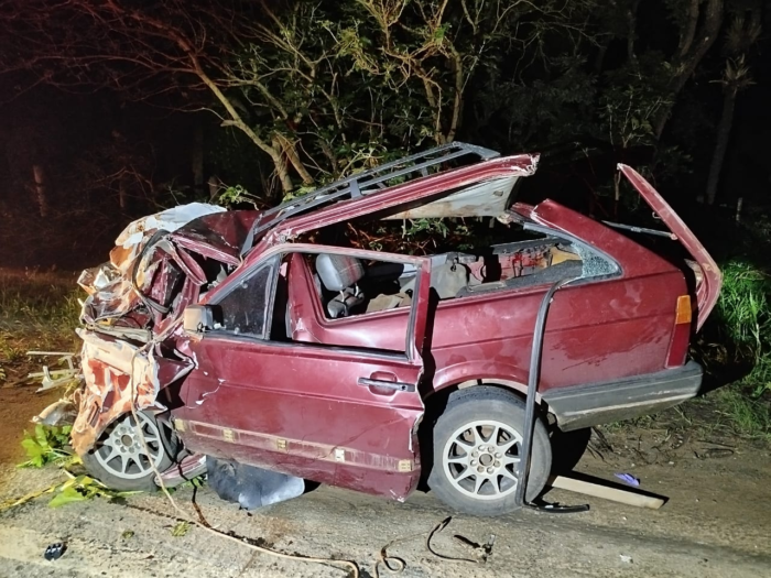 ACIDENTE NA PR-239 CAUSA UMA MORTE E DEIXA UM FERIDO GRAVE