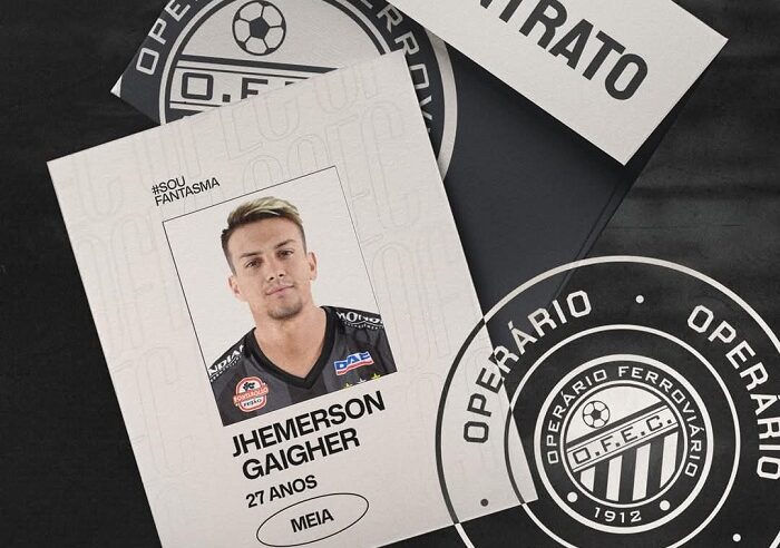 JHEMERSON É O PRIMEIRO REFORÇO DO OPERÁRIO PARA A TEMPORADA 2025