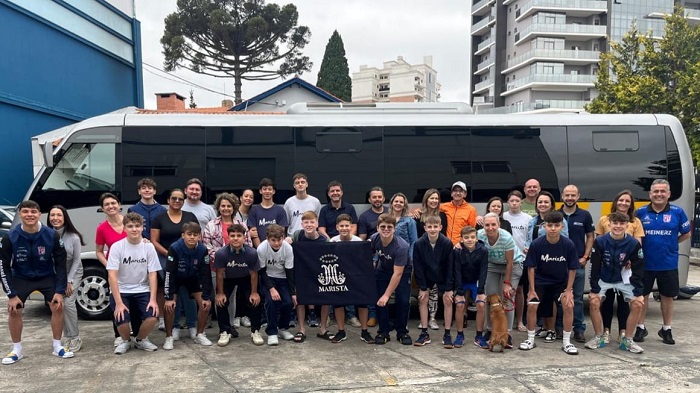 EM BUSCA DO TRI O MARISTA PIO XII/LHCG/SMESP JOGA O PARANAENSE SUB-14 DE HANDEBOL