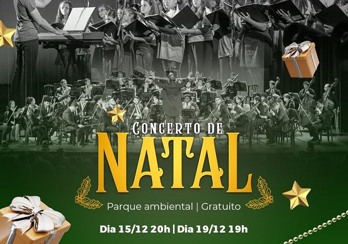 ‘CONCERTO DE NATAL’ SERÁ REALIZADO DOMINGO (15) NO PARQUE AMBIENTAL