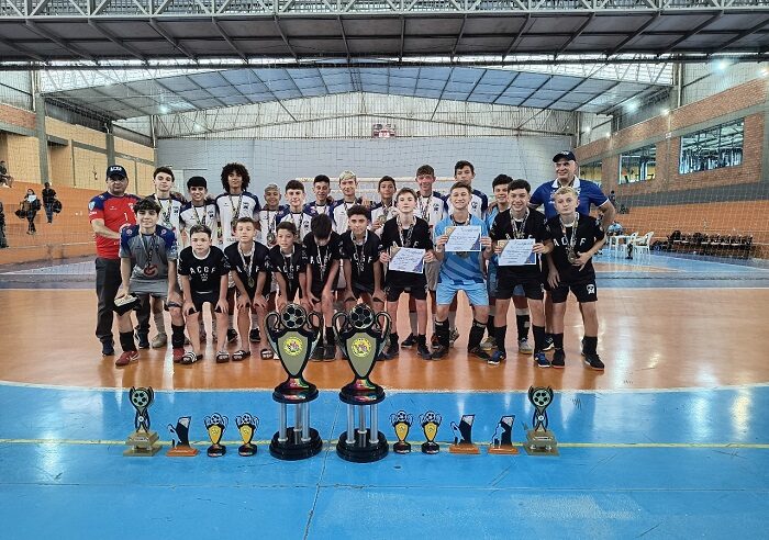 ACGF/GERENCIAL É A CAMPEÃ NO SUB-13 E SUB-15 DA LIGA SUL-NORTE DE FUTSAL