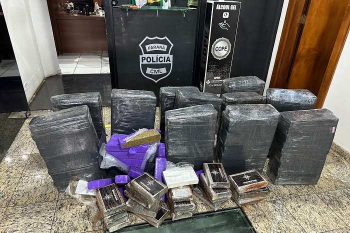 DROGA QUE SERIA ENVIADA À PARAÍBA FOI APREENDIDA EM PONTA GROSSA