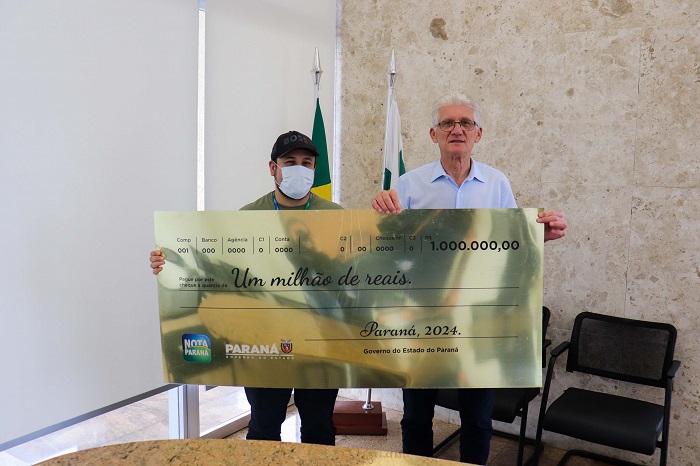 GANHADOR DO MILHÃO DO NOTA PARANÁ PREFERIU NÃO SE IDENTIFICAR