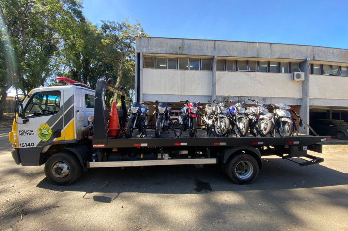 MAIS DE 450 MOTOS VISTORIADAS E 28 RECOLHIDAS EM OPERAÇÃO CONTRA O BARULHO EM PONTA GROSSA E REGIÃO