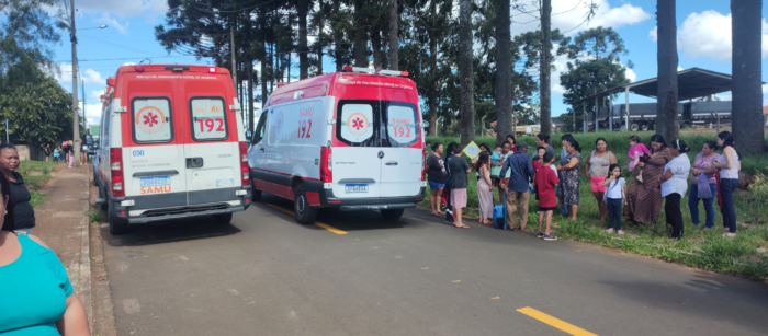 MÃE E FILHO SÃO ATROPELADOS EM PONTA GROSSA E LEVADOS EM ESTADO GRAVE PARA HOSPITAIS