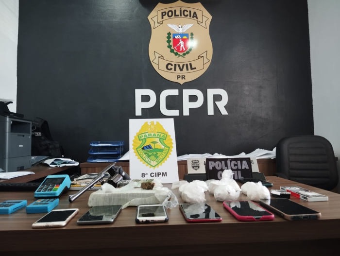 POLÍCIA CIVIL E POLÍCIA MILITAR DEFLAGRAM OPERAÇÃO CONTRA O TRÁFICO DE DROGAS EM RIO AZUL/PR