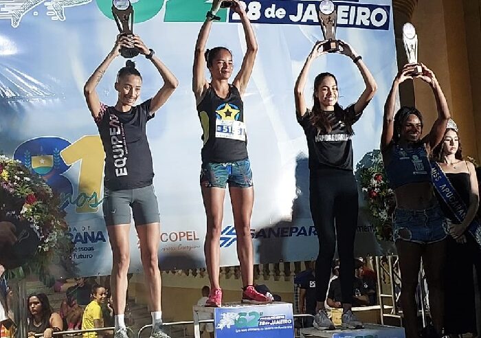 DAYAN DIAS É CAMPEÃ DOS 5 QUILÔMETROS NA PROVA 28 DE JANEIRO