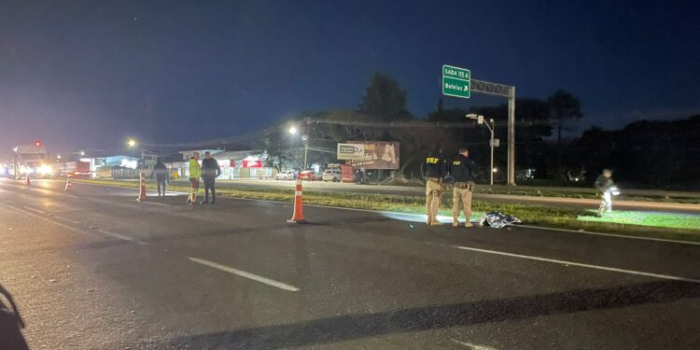 PEDESTRE É ATROPELADO E MORRE APÓS SER ATINGIDO POR CARRO NA BR-277
