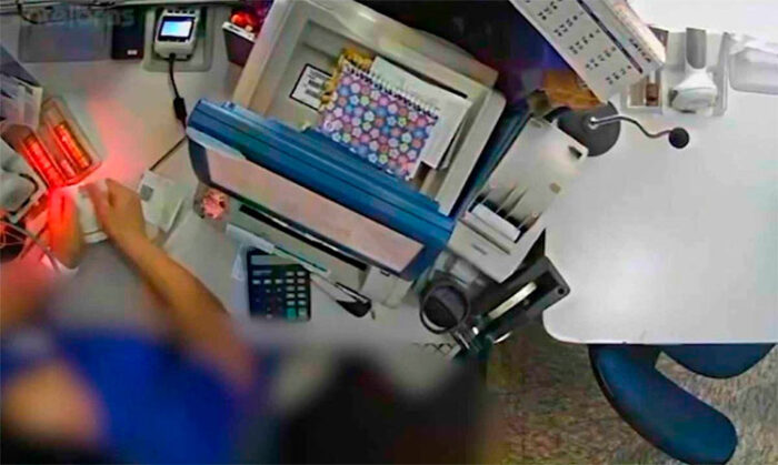 ATENDENTE DE LOTÉRICA FURTA BILHETE PREMIADO DE QUASE 35 MIL REAIS; VEJA VÍDEO: