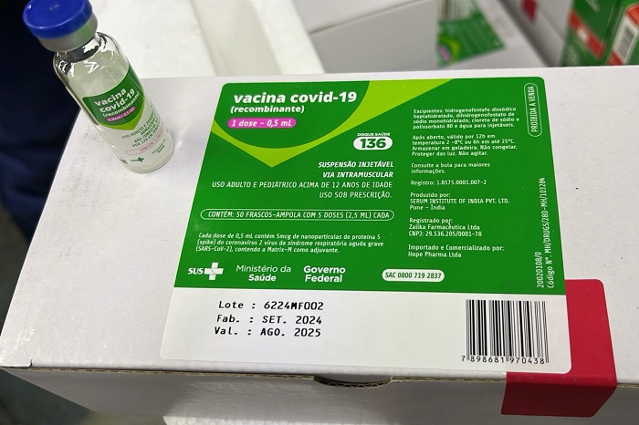 128 MIL DOSES REFORÇAM A CAMPANHA DE IMUNIZAÇÃO DA COVID-19