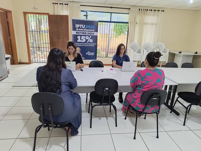 PREFEITURA REALIZA A EMISSÃO DE BOLETOS DO IPTU NOS BAIRROS
