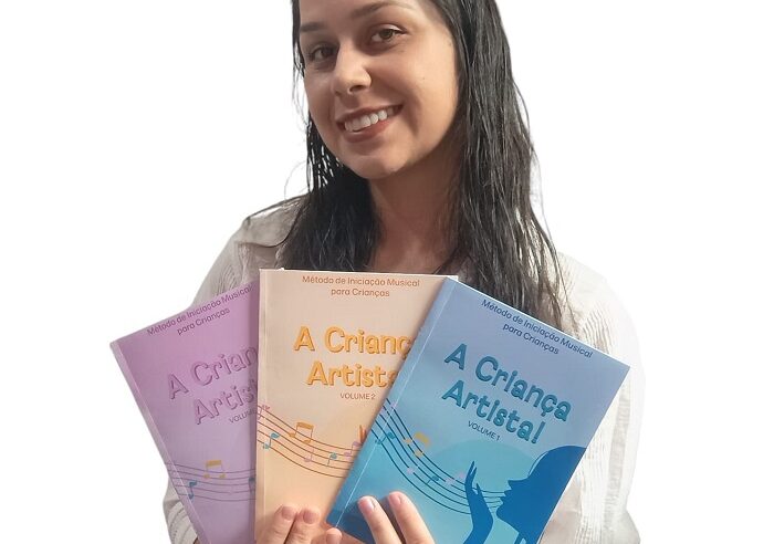 GIZELE IANK LEITE LANÇA COLEÇÃO DE LIVROS DE MUSICALIZAÇÃO INFANTIL