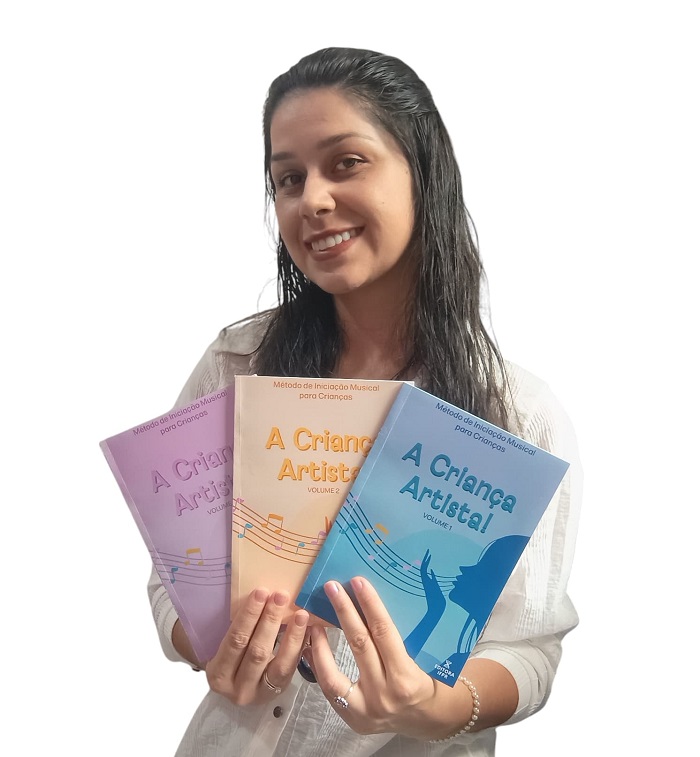 GIZELE IANK LEITE LANÇA COLEÇÃO DE LIVROS DE MUSICALIZAÇÃO INFANTIL