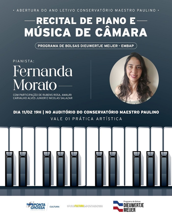 CONSERVATÓRIO MUSICAL INICIA O ANO LETIVO COM CONCERTO DE PIANO E CÂMARA