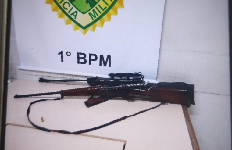 PM PRENDE HOMEM POR VIOLÊNCIA DOMÉSTICA E PORTE ILEGAL DE ARMA