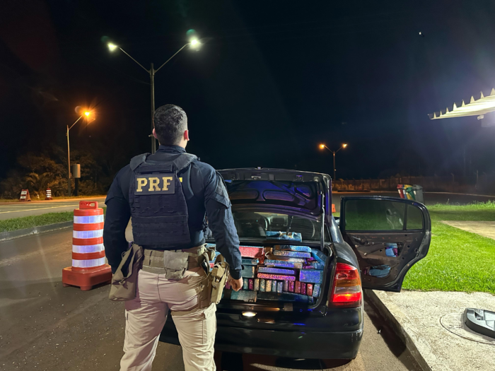 PRF APREENDE MAIS DE MEIA TONELADA DE MACONHA NA BR-277