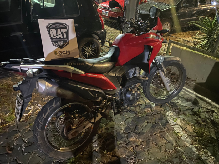GUARDA MUNICIPAL RECUPERA MOTO FURTADA APÓS MONITORAMENTO POR CÂMERAS
