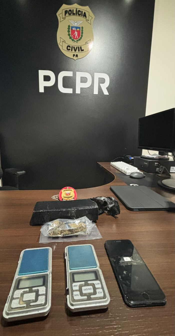 POLÍCIA PRENDE HOMEM COM DROGAS DURANTE OPERAÇÃO QUE INVESTIGAVA FRAUDES ELETRÔNICAS NA OLX