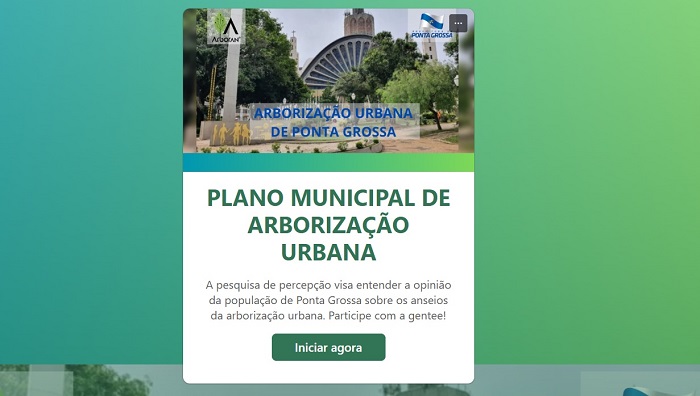 PESQUISA BUSCA OPINIÃO DA COMUNIDADE PARA EFETIVAÇÃO DO PLANO DE ARBORIZAÇÃO