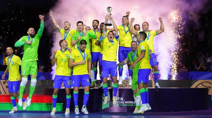 HEXACAMPEÃ MUNDIAL A SELEÇÃO BRASILEIRA DE FUTSAL JOGA EM SÃO JOSÉ DOS PINHAIS