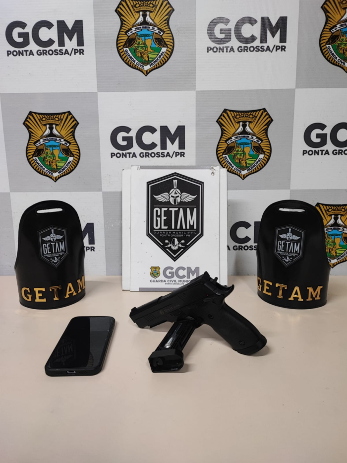 SUSPEITO DE AMEAÇAR CASAL COM ARMA DE FOGO É PRESO NO CENTRO