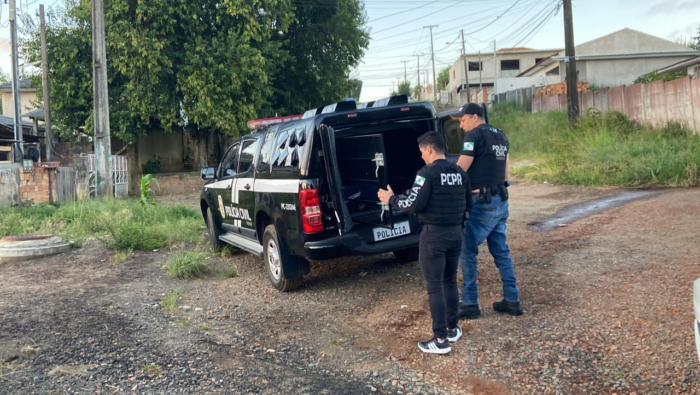 POLICIA PRENDE AUTOR DE FURTO DE TRATOR DE CORTAR GRAMA